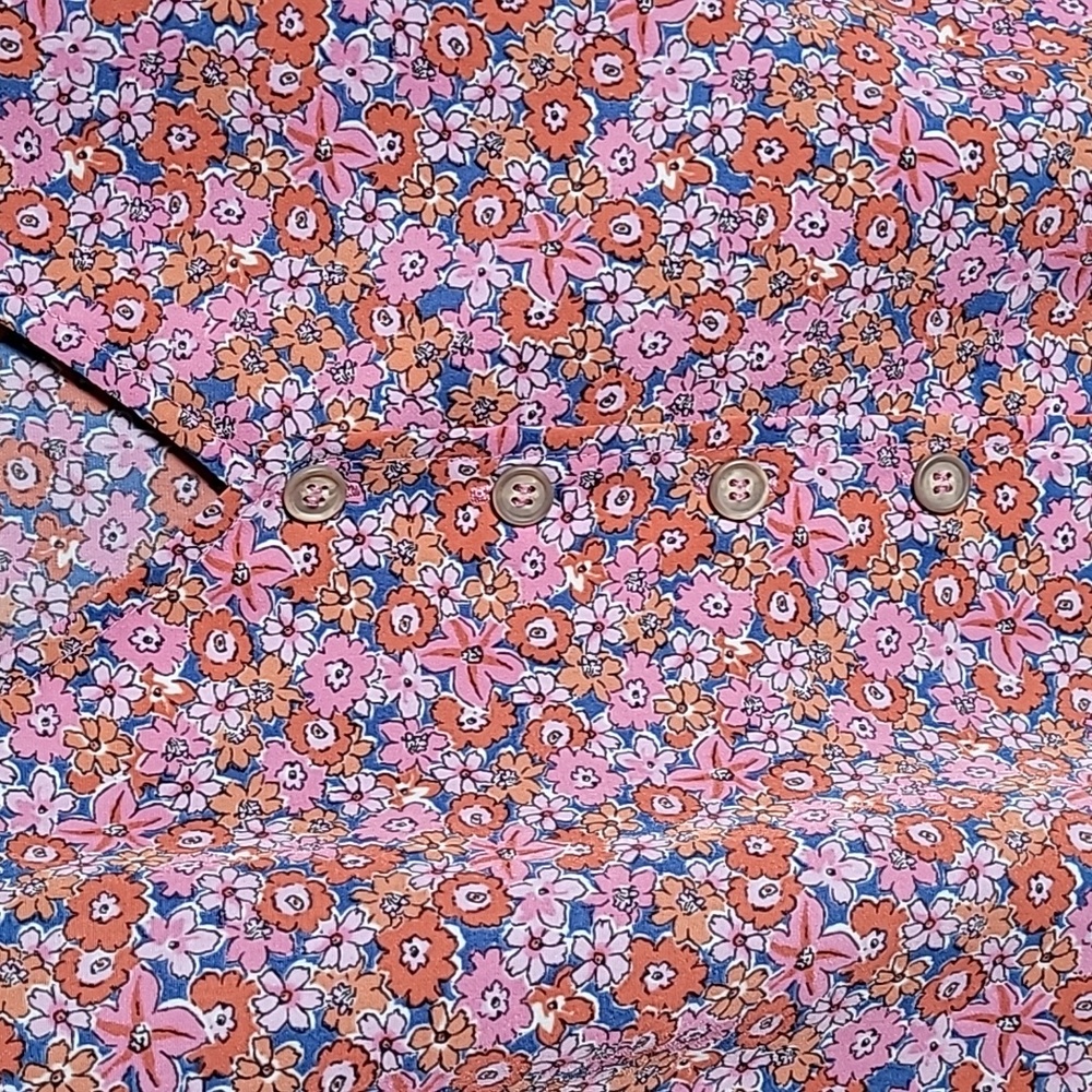 Sanctuary Floral Button Down Shirt Size Medium - Picture 7 of 8